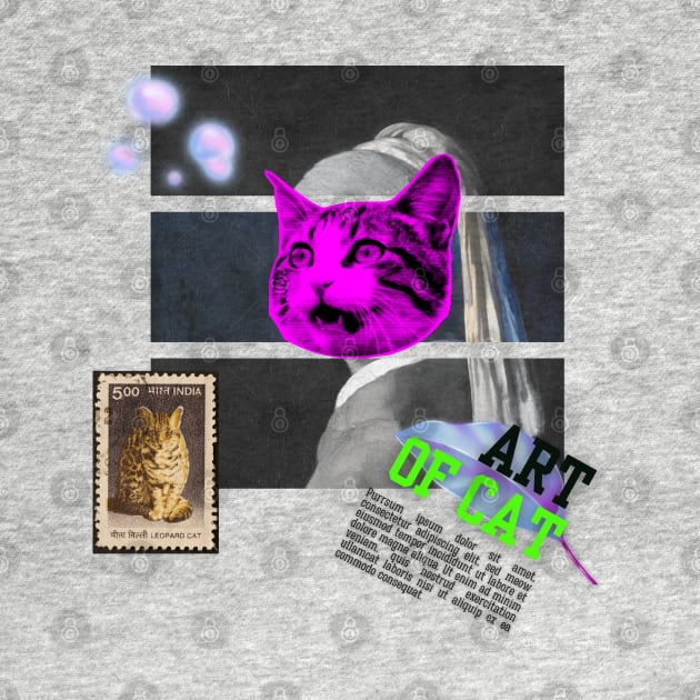 Retro Trippy Cat - Ugly Shirt Collection by Yelda